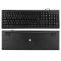 Miniatyrbilde 7 av 8: USB kablet tastatur 104 taster Silent Business Mute Keyboard PC Bærbar datamaskin T15