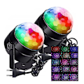 Miniatyrbilde 1 av 4: Krystall Disco Magic Ball LED Scene Lys - 15 Fargerike Lys