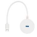 Miniatyrbillede 1 af 8: USB Hub 4 USB3.0 porte USB 3.0 splitter 5 Gbps transmission 10 TB stor kapacitet 4 port hub til Windows til OS X til Linux