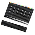 Pikkukuva 5 / 8: 24 Fineliner- set 0,4 mm ohut kärki 24 väriä akvarellimuotoilu mikroviivakynät Precise Control marker -kynät