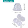 Miniatyrbillede 3 af 4: Nippelkorrektion, 2 stk. Nippeltrækkere Silikone Gel Nippelterapiprodukter til flade indadvendte brystvorter med klar æske