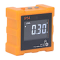 Miniatyrbillede 3 af 8: IP54 Vinkelmåler 4x90° LCD Digital Display 4 Side Stærk Magnetisk Vinkelmåler Inclinometer 360° 1300mAh Orange