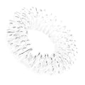 Miniatyrbilde 4 av 8: Spiky sensoriske fingerringer Fingre Massasje Stresslindrende Smerteterapi Ringer for barn Voksne Sølv