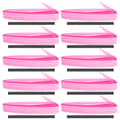 Badmintonracket Overgrip Perforerad Klibbighet Halkfri Antisladd Svettband Grepp Tejp Fluorescerande Rosa