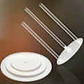 Miniatyrbillede 3 af 5: Flerlags Fødselsdagskagestativ Holder Dessert Spacer Til DIY Køkkenbageværktøj-zzy 4 Tommer