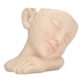 Pikkukuva 2 / 8: Kasvot kukkaruukku Sleeping Girl High Density Hartsi Viemäröintireikä Multi pää istutusruukku toimistopuutarhaan kotiin