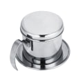 Miniatyrbilde 8 av 8: Rustfritt stål kopp vietnamesisk kaffedrypp Filter Maker Infuser Home Sliver