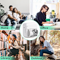 Miniatyrbild 5 av 5: Fickvänlig Bluetooth-Termisk Skrivare - Bärbar Mini Trådlös Skrivare för Etiketter och Kvitton, Kompatibel med Android och iOS Smartphones
