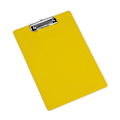 Miniatyrbillede 1 af 5: 1 stk. gul A4 filmet pap clipboard