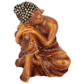 Miniatyrbillede 6 af 8: Buddha-statue Held og lykke Rigdom Fredelige Vibes Zen Meditation Buddha-figurer Buddha-indretning til kontorgang BS110F 10x7,3x6,8cm