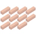 Pikkukuva 3 / 8: 11 kpl kaiverruspuupalikkaa viimeistelemätön puuleima luonnonpyökki DIY veistotyökalu 7 x 2 x 2 cm aloittelijoille ja asiantuntijoille