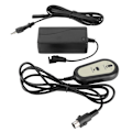Miniatyrbillede 5 af 8: Elektrisk Sofa Controller Push Rod Kablet Motor Elektrisk knap Håndkontakt Fjernbetjening 5-benet EU-stik 100-240V