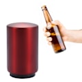 Miniatyrbild 6 av 8: Automatisk flasköppnare magnetisk rostfritt stål tryck ner flasköppnare verktyg för öl glas dryck flaska röd