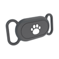 Miniatyrbillede 1 af 5: Silikone Cover egnet til Samsung Galaxy SmartTag 2 Bluetooth Tracker Beskyttelsesetui egnet til Hund / Kat - B17 Potemønster Grå