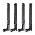 Miniatyrbillede 4 af 5: 4 stk. Dual Band WiFi Antenne 2.4GHz 5GHz 5.8GHz 8DBi MIMO RP-SMA Han Antenne kompatibel med WiFi Router Trådløs