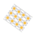 Miniatyrbillede 2 af 8: 12 stk LED-chips COB Lys Emitter Komponent 5W 15‑17V til DIY Spotlights Downlight Loftlampe Varmt Lys