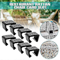 Miniatyrbillede 2 af 5: Rattan Møbelclips Multifunktionel Kurvesofa Samler Beslag Holdbar CardSlot5.25cmpakkeMed8