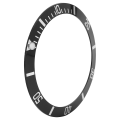 Miniatyrbilde 5 av 8: Profesjonelt armbåndsur Bezel Insert Loop Replacement Watch Bezel Insert Ring Accessory Black