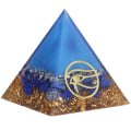 Miniatyrbild 6 av 8: Orgone Pyramid Energy Generation Fridfullt sinne Hållbar Unik design Kristallpyramid för kontorsrum