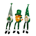 Pikkukuva 1 / 8: 3 kpl Pyhän Patrickin päivän tonttupehmolelu Shamrock-pehmolelu tonttulelu kodin koristeluun lahja