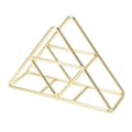 Miniatyrbillede 1 af 8: Servietholder mode fortykket udvidet trekantet fritstående metal smedejern lodret vævsholder guld