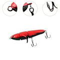 Miniatyrbillede 2 af 2: Fiskelokker med 2 kroge Fisketilbehør Swimbaits Ferskvand Topwater-Style H- Style H