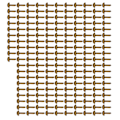 Miniatyrbillede 7 af 8: 200 stk møbelknapper 6mm bronze metalbelægning robust blank nem installation dekorative søm til tøj tasker sko