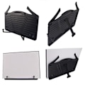 Miniatyrbilde 2 av 3: Justerbar Bokstøtte med Holdbar Klips - Sammenleggbar og Bærbar for Skrivebord, Bærbare Datamaskiner, iPads, Kokebøker, Musikknoter