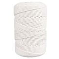 Miniatyrbild 1 av 8: Vit Macrame Cord 4mmx21,9 Yards Macrame Rep Bomullslina för vägghängande Växthängare Hantverk Stickning