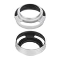 2 stk. objektivdeksel i hul aluminiumslegering 39 mm for Leica-kamera, sølv