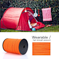 Miniatyrbilde 3 av 5: 550 Reflekterende Paracord Parachute Cord Lanyard 9 Strand Core 100m (oransje)