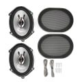 Pikkukuva 1 / 8: 2kpl koaksiaaliset auton kaiuttimet 380W Alto Treble 5x7 tuuman koaksiaaliautokaiutin ajoneuvoihin