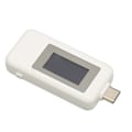 Miniatyrbilde 1 av 8: USB Spenningsstrømtester 4‑30V 0‑5.1A digital LCD-skjerm Nøyaktig måling USB-tester for telefon Nettbrett Bærbar Hvit