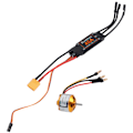 Miniatyrbillede 4 af 8: 2212 KV1400 Motor 40A Børsteløs ESC XT60 Motor ESC Sæt RC Tilbehør til Drone Helikopter FPV