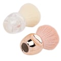 Miniatyrbilde 5 av 8: 2 stk. Sminke Blush Brush Profesjonell Bærbar Elegant Myk Syntetisk Fiber Løs Pudderbørste for Kvinner