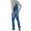 Miniatyrbilde 3 av 4: Herre Jeans Bukser Denim Snekkerbukser Overalls Bib Og Brace Arbeidsbukser Lyseblå M
