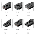 Miniatyrbillede 1 af 2: 6-pak Type-c Oplader Adapter Barbermaskine Strømadapter til Elektrisk Hårklipper Skægtrimmer, Barbermaskine, Skønhedsinstrumenter