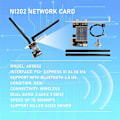 Miniatyrbillede 5 af 5: N1202 AR5B22 2.4G/5G Dual Band PCIE Netværkskort med Bluetooth 4.0