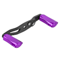 Pikkukuva 3 / 8: LowProfile Reel Conversion Double Rocker Flat Handle Knob Fishing Wheel Accessory(purple )
