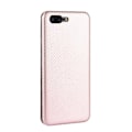 Miniatyrbild 4 av 5: För Oneplus 5 Kolfiber Läderfodral-B6 Rosa