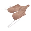 Miniatyrbillede 6 af 8: Kvinder One Piece Lingerie Charmerende Dyb V Lingerie Bodysuit til Cosplay Aftenkjole Bryllupskjole Mørkebrun