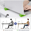 Miniatyrbillede 4 af 5: Laptop Stands Computer Notebook Keyboard Stands, Kompakt og Letvægt Anti-slip Silikone Støtteben Bærbare Bordholdere Til Hjemmekontor Daglig Brug