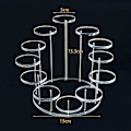 Miniatyrbillede 3 af 4: Multi-lags Cupcake Stand Akryl Tiered Serverings Rund Cupcake Tårn Til Fest E