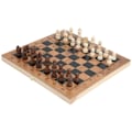 Miniatyrbild 3 av 8: 3 i 1 Multifunktionell Fällbar Trä Schack Damspel Brädspel Bärbar Damspel Set