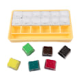 Miniatyrbillede 2 af 8: Gouache maling sæt flerbrugs gelé kop design 18 farver 30ml gouache akvarel maling til kunstnere studerende børn