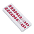 Miniatyrbild 6 av 8: Bärbar Falsk Nail Jelly Lim Full Wraps Säker konstgjord falsk nagel med nagelverktygssats för kvinnor tjejer B11
