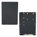 Pikkukuva 5 / 8: Kova levykotelo musta ABS SSD 2 in 1 M.2 B Key MSATA SATA 3.0 tietokoneen lisävarusteet