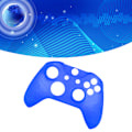 Miniatyrbild 5 av 8: Gamepad Silikonfodral Halkfri Spelkontroll Skyddande Fodral med Knapplock för XBOX ONE Slim Blå