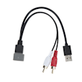 Miniatyrbillede 4 af 5: Bilradio USB-port Fastholdelseskabel USB-indgangsadapter Udskiftning til Nissan Cube Juke Versa