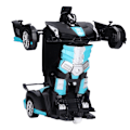 Miniatyrbild 6 av 8: Fjärrstyrd bil 1:18 skala En knapp deformation RC bil Transform robot Födelsedagspresent till barn